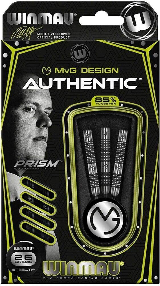 WINMAU MVG AUTHENTIC DARTS 26GRM