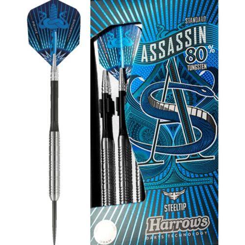 Harrows Assassin 80% Tungsten Steeltip Darts 18GRM