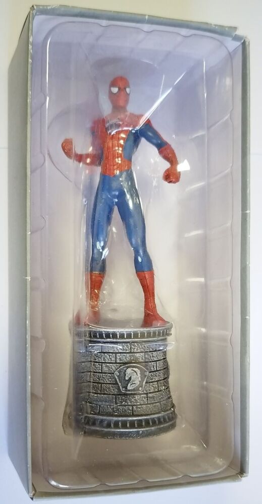 MARVEL CHESS PIECE EAGLEMOSS SPIDERMAN FIGERINE #1