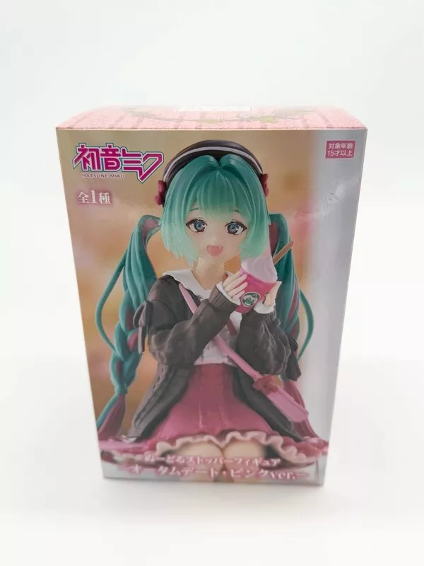 FuRyu Noodle Stopper Figure Hatsune Miku Autumn Date Pink Color Ver.