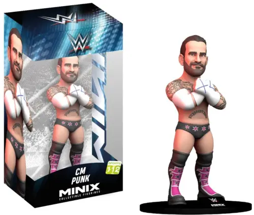cm punk  (WWE) Minix 4.5-Inch Vinyl Entertainment Figure #112
