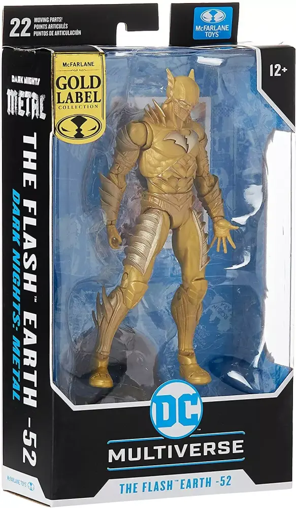 DC MULTIVERSE DARK NIGHTS METAL THE FLASH EARTH 52 - GOLD LABEL FIGURE McFA