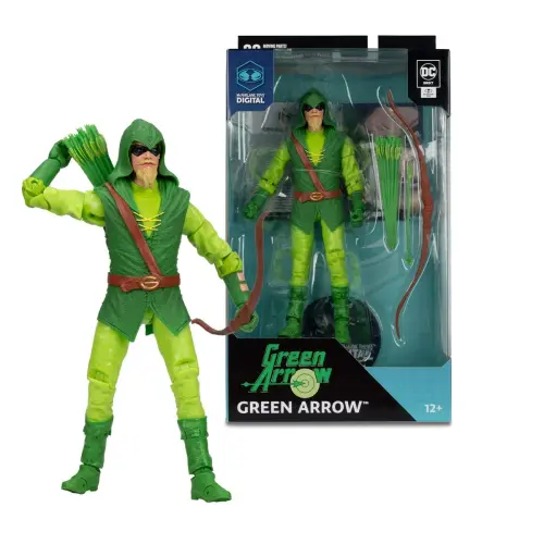 DC Classic Green Arrow Multiverse Digital 7-Inch Figure McFarlane Toys Long
