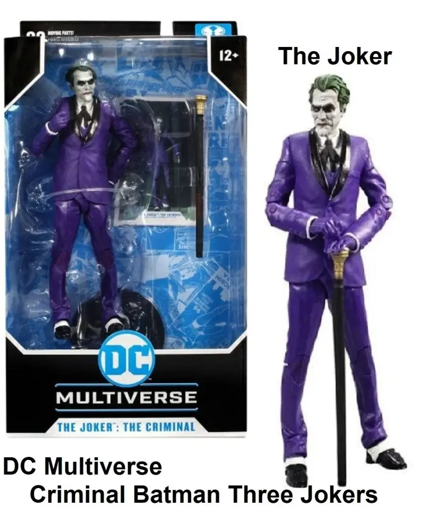 The Joker the Criminal Batman 3 Jokers DC Multiverse McFarlane