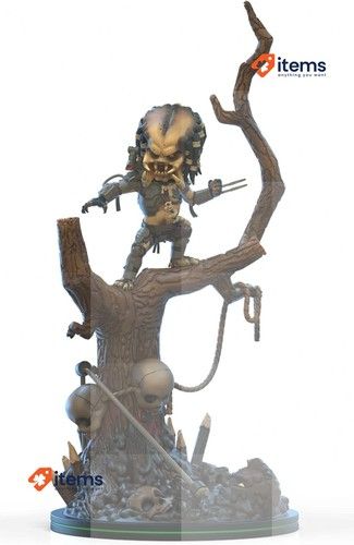 Quantum Mechanix Predator Q-Fig Max Elite Diorama 7 Inches