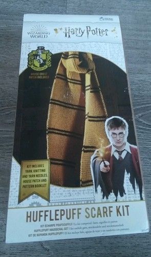 Hero Collector Knitting Hogwarts Hufflepuff House Scarf Making Kit