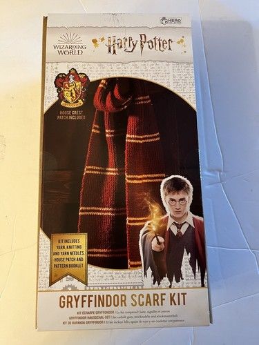 Harry Potter Gryffindor House Scarf Knit Kit,