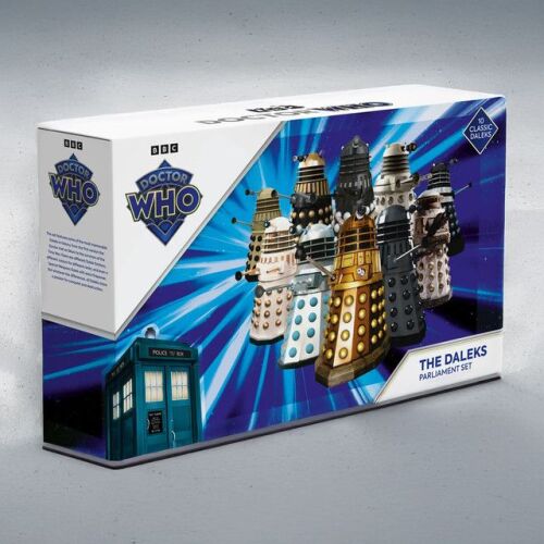 Doctor Who Daleks Parliament Set One – 10 Dalek Figures Box Set
