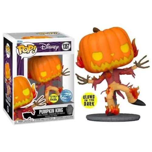 funko Pop Disney #1357 Pumpkin King Nightmare Before Christmas GITD