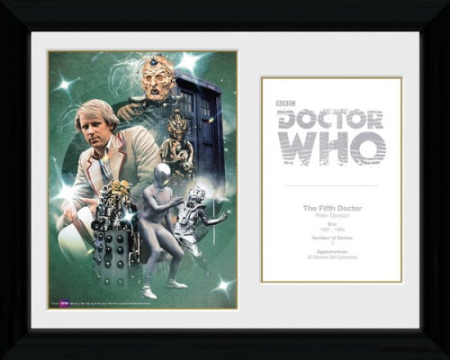 Framed Photographic > Collector Print Doctor Who 5th Doctor Peter Davison