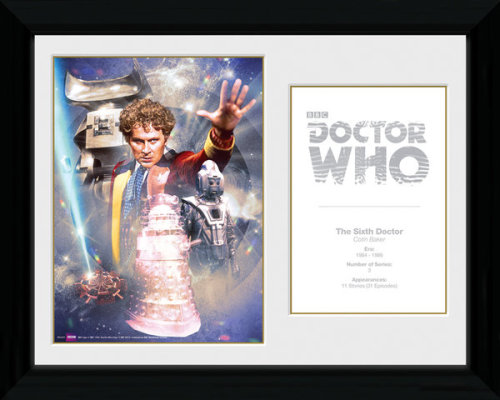 Framed Photographic > Collector Print Doctor Who 6th Doctor Colin Baker