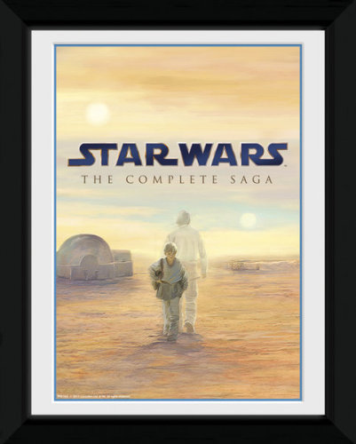 Framed Photographic > Collector Print , Star Wars Blu Ray Saga anakin