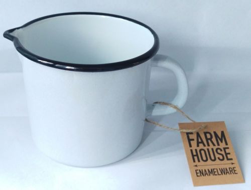 Enamel Jug - Light Grey