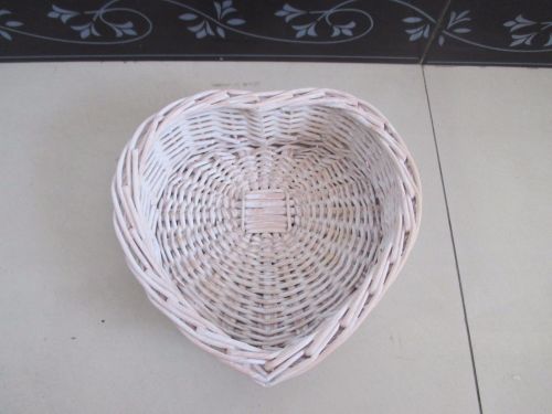 Heart Basket - White