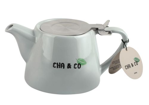 Ceramic teapot with infuser - Grey