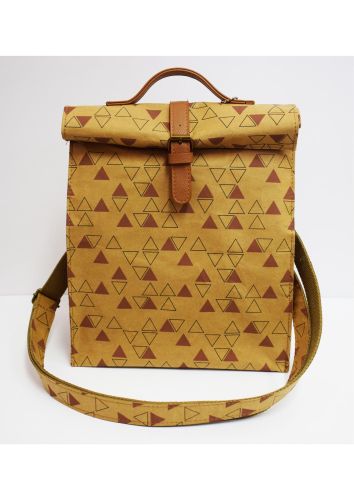 Scandi Home Geo triangle Paper Satchel