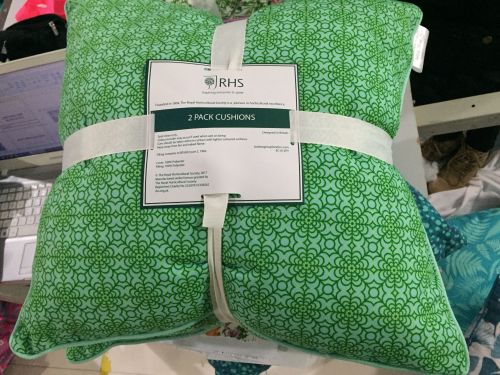 RHS Geo Print Piped Cushions