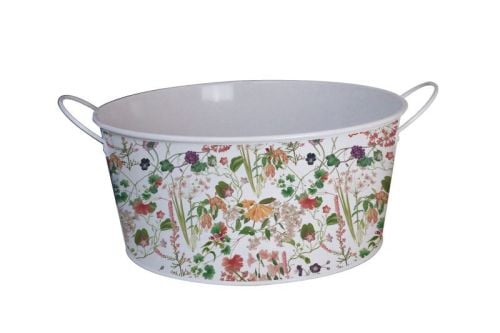 RHS Summer Floral Round Planter