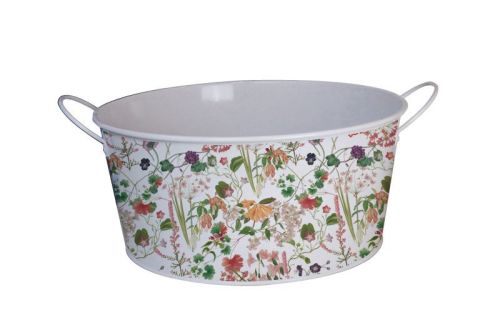 RHS Round Planter Summer Floral