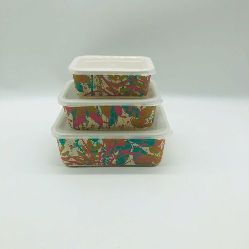 Clarissa Hulse Set of 3 Bamboo Fibre Storage - Jungle Fever