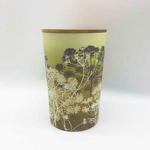Clarissa Hulse Bamboo Storage Canister- Mustard