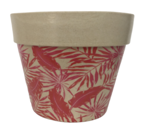 Bamboo Plant Pot Medium - Scandi Palm