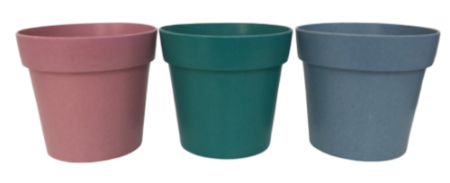 SET OF 3 BAMBOO HERB POTS COL SET 1