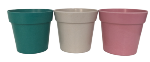 SET OF 3 BAMBOO HERB POTS COL SET 3