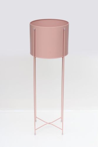 Large Scandi tin Planter Blush