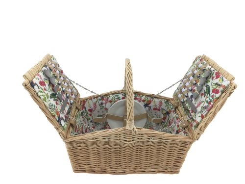 UPPST TROPICAL BIRD 4 PERSON CATFLAP HAMPER