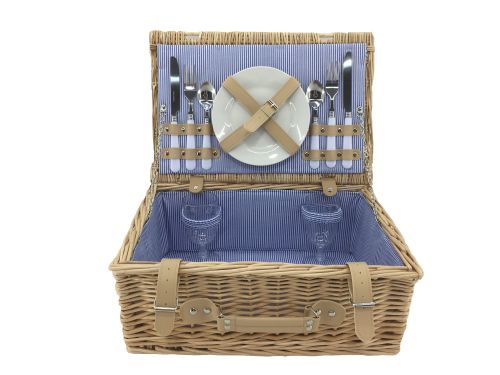 GBH STRIPE 2 PERSON HAMPER
