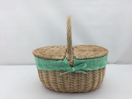 SK MINIMAL LEAF CLOSED SHOPPER BASKET