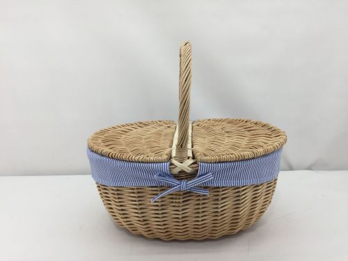 GBH STRIPE CLOSED SHOPPER BASKET
