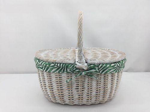 SK AMAZON PALM CLOSED LARGE SHOPPER BASKET