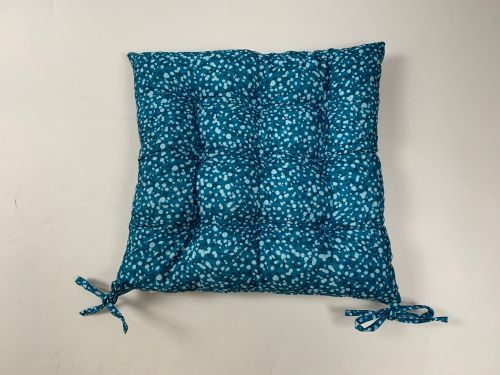 Clarissa Hulse Navy Garland Seat Pad