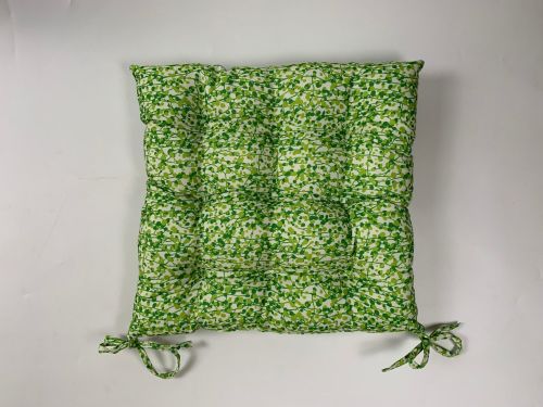 Clarissa Hulse Green Garland Seat Pad