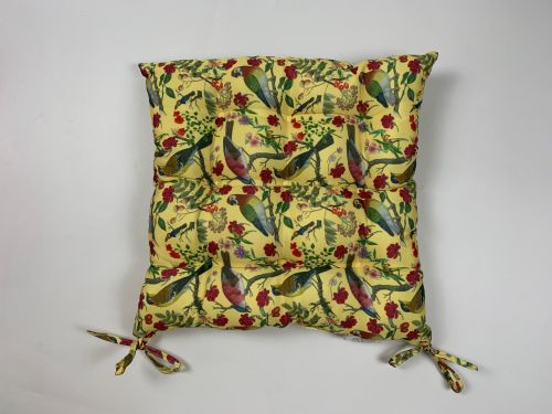 RHS Lemon Tropical Birds Seat Pad