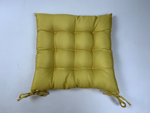 Scandi Home - Scandi Mustard Chevron Seat Pad