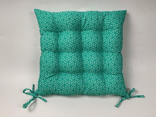 Scandi Home - Scandi Mint Geo Seat Pad