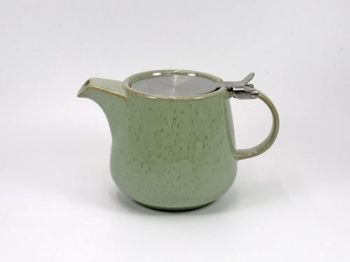 Scandi Reactive Glaze Teapot Sage