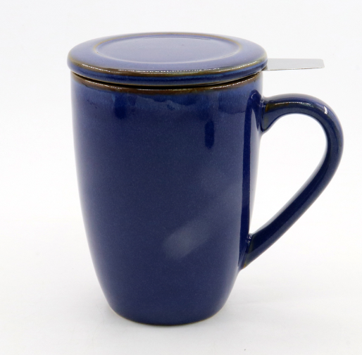 Reactive Glaze Infuser Mug Navy