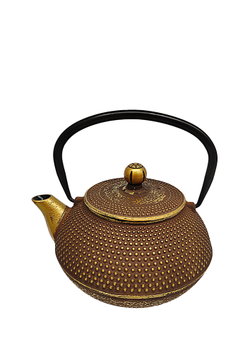 CAST IRON TEAPOT GOLD 800ML 