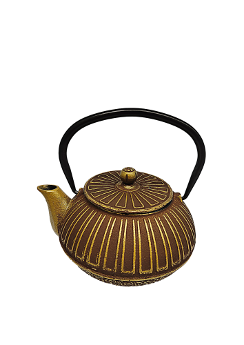 Cast Iron Teapot Gold 600ml 