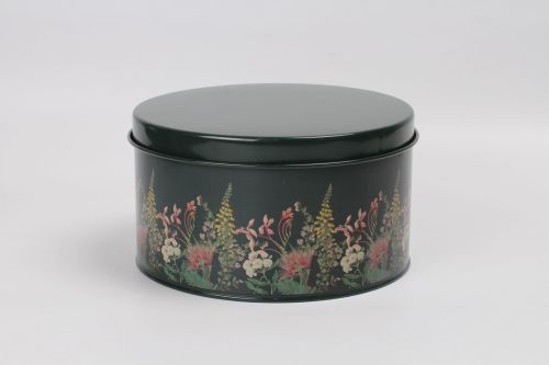 MEADOW FLORAL CAKE TIN MEDIUM