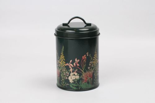RHS MEADOW FLORAL STORAGE TIN 