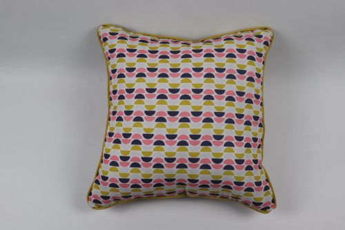SCANDI HALF MOON PIPED CUSHION
