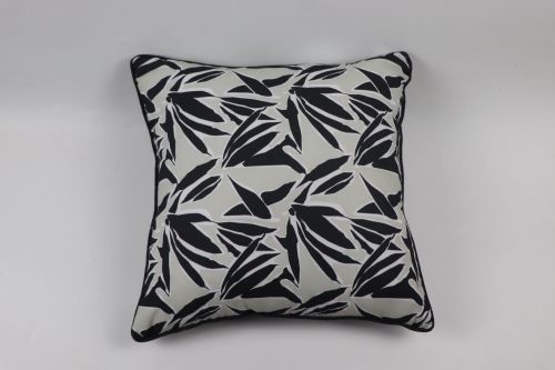 SCANDI MONO PALM PIPED CUSHION