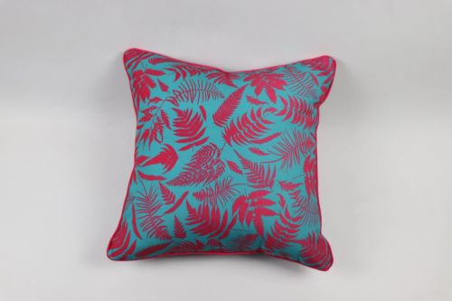 CLARISSA HULSE SCATTERED FERN PIPED CUSHION