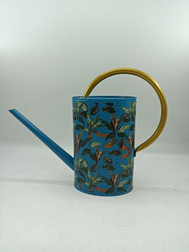Upper Street Tropical Large Watering Can with Gold Handle
