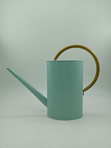 Upper Street Mint Large Watering Can with Gold Handle